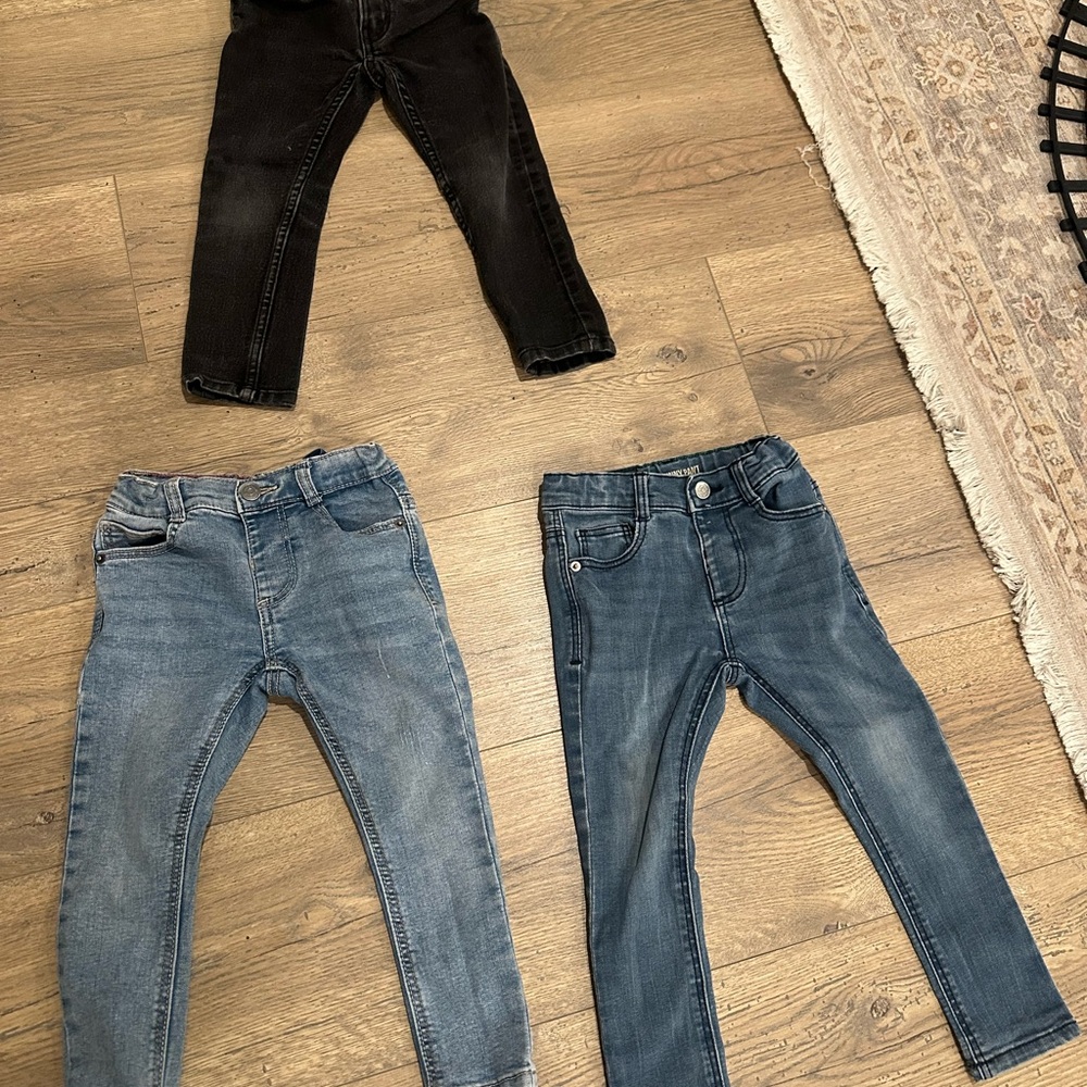 Zara Kids Jeans Trio - Black and Blue